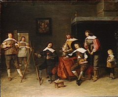 A Painter Painting a Portrait by Joos van Craesbeeck