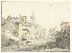 A Street in a Village or Town by Isaac van Ostade