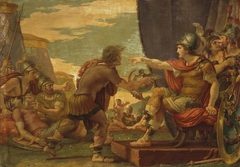 Alexander the Great Refuses to Take Water by Giuseppe Cades
