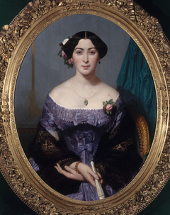 Alice Ozy (1820-1893), artiste dramatique by Eugène Emmanuel Amaury Duval