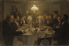 An Artist's Gathering by Viggo Johansen