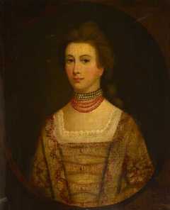 An Unknown Lady in a Choker of Pearls and a Coral Necklace