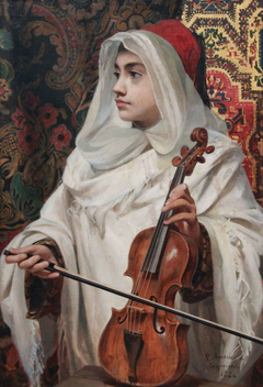 Árab violin player by Pedro Américo
