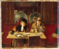 Au café, dit l'Absinthe by Jean Béraud