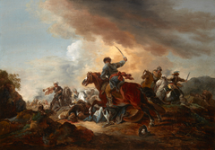 Battle Scene by Aleksander Orłowski