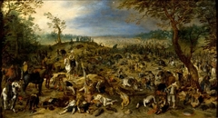 Battle Scene by Sebastiaen Vrancx