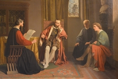 Benedetto Varchi Reads His Storia Fiorentina to Cosimo I by Giuseppe Ciaranfi