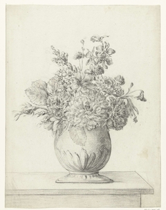 Bloemen in een vaas by Jean Bernard