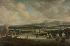 Burning of the English Fleet at Chatham, June 1667, during the Second Anglo-Dutch War