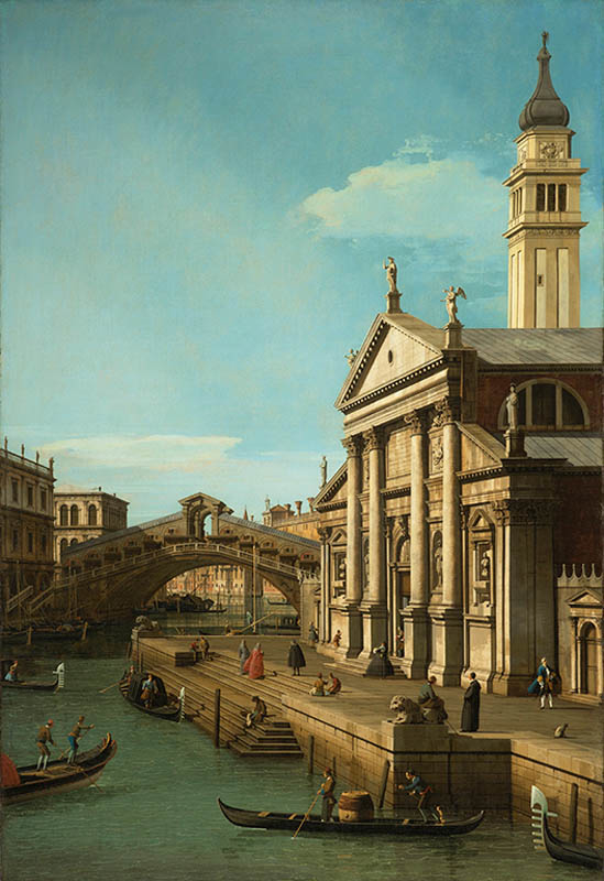 Capriccio The Rialto Bridge and the Church of S. Giorgio Maggiore