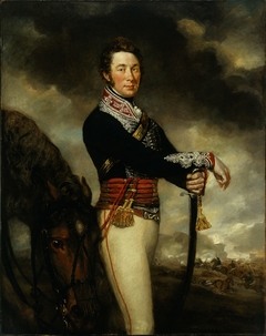 Captain Peter Hawker of the 14th Light Dragoons by James Northcote