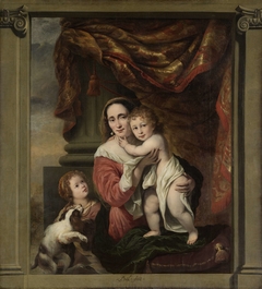 Caritas: Joanna de Geer (1629-1691) with her Children Cecilia Trip (1660-1728) and Laurens Trip (b. 1662)