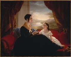 Catharine Wheeler Hardy and Her Daughter by Anonymous