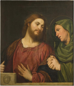 Christ Taking Leave of His Mother by Paris Bordone