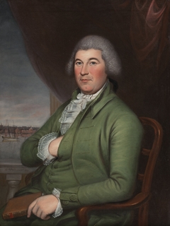 Christopher Hughes by Charles Willson Peale