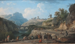 Construction of a Large Road by Joseph Vernet