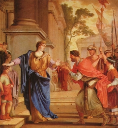 Cornelia rejects the crown of the Ptolemies by Laurent de La Hyre
