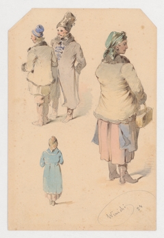 Costume Studies by Friedrich Carl von Scheidlin