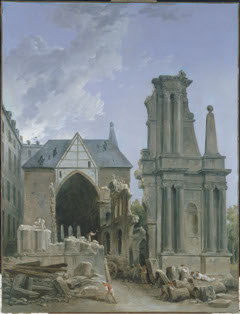 Demolition of the Church of the Feuillants by Hubert Robert