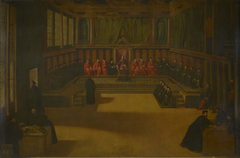 Doge Leonardo Donato Giving Audience to Sir Henry Wotton by Odoardo Fialetti