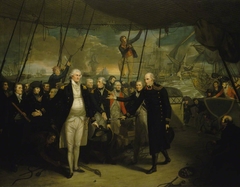 Duncan Receiving the Surrender of de Winter at the Battle of Camperdown, 11 October 1797 by Daniel Orme