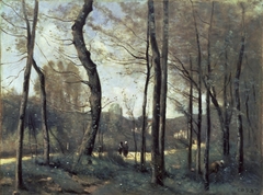 Early Spring near Mantes by Jean-Baptiste-Camille Corot