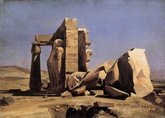Egyptian Temple by Marc-Charles-Gabriel Gleyre