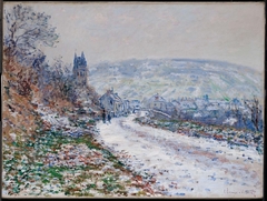 Entrance to the Village of Vétheuil in Winter by Claude Monet