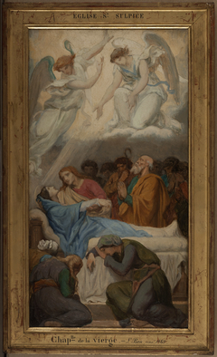 Esquisse pour l'église Saint-Sulpice : La Mort de la Vierge