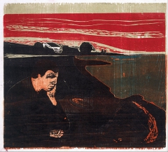 Evening. Melancholy I by Edvard Munch