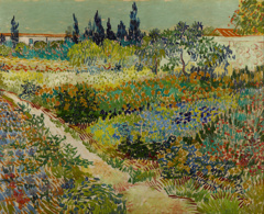 Flowering Garden with Path by Vincent van Gogh