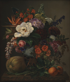 Flowers in a Vase by Johan Laurentz Jensen