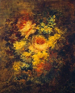Flowers by Narcisse Virgilio Díaz