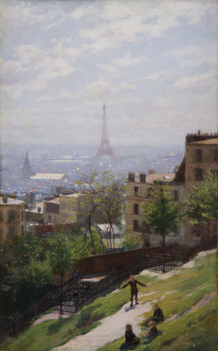 Fragment of the Panorama of Paris by Ludwik de Laveaux