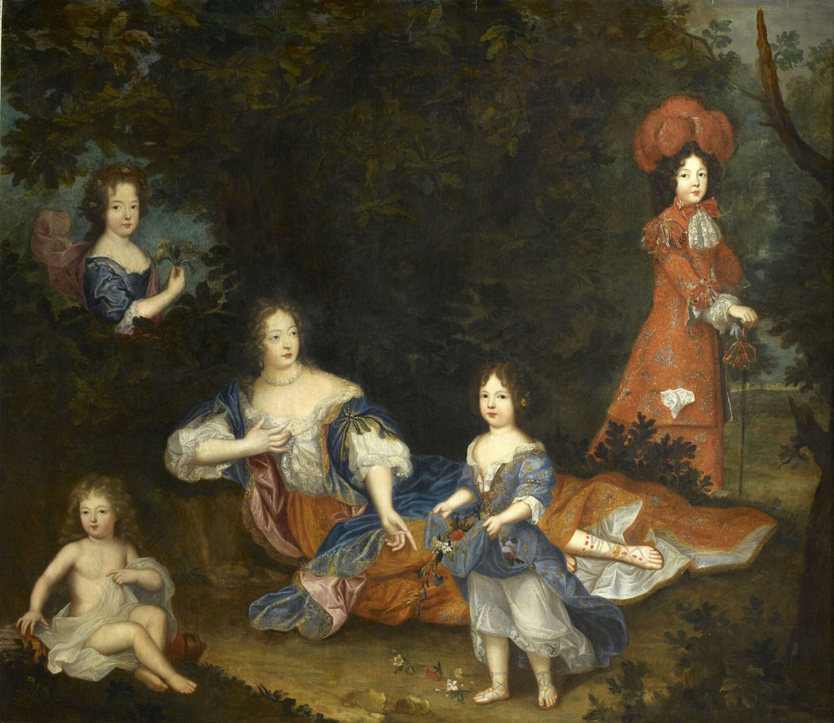 Françoise-Athénaïs de Rochechouart, marquise de Montespan et ses enfants