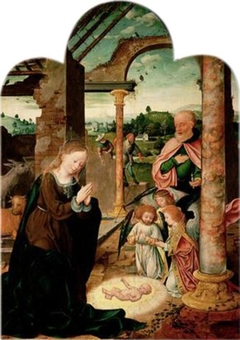 Geburt Christi by Joos van Cleve