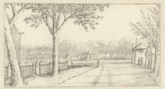 Gezicht aan de Vecht by Abraham Rutgers