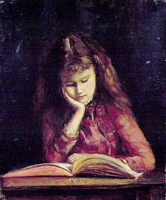 Girl Reading by May Vale