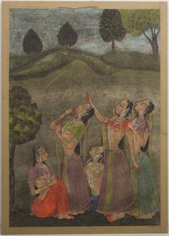 Gopis Seeking Krishna