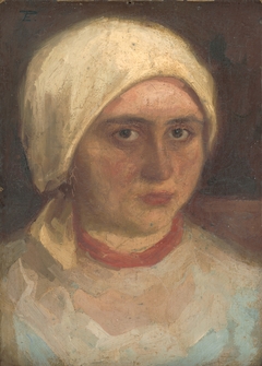 Head of a Young Woman by Eduard Putra