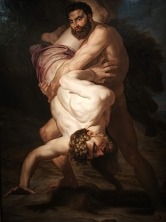 Hércules y Anteo. by Rafael Tejeo