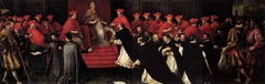 Honorius III Approving the Rule of St Dominic in 1216 by Leandro Bassano