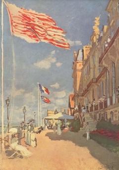 Hôtel des Roches Noires. Trouville by Claude Monet