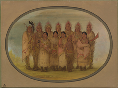 Iowa Indians Who Visited London and Paris by George Catlin