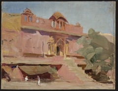 Jaipur – buildings. From the journey to India by Jan Ciągliński