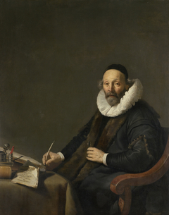 Johannes Uyttenbogaert (1557-1644). Remonstrant minister in The Hague by Jacob Adriaensz Backer