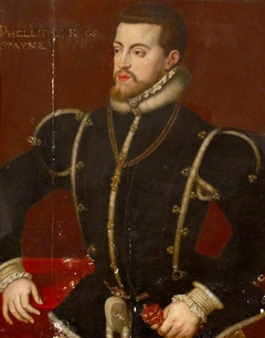 King Philip II, King of Spain (1527 – 1598) by Anonymous