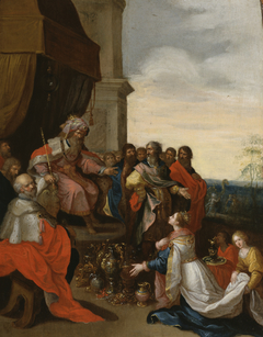 King Solomon Receiving the Queen of Sheba by Frans Francken the Younger