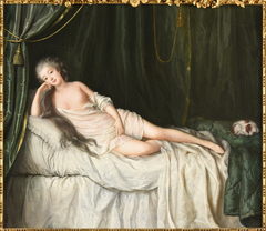 La Duthé couchée by Lié Louis Périn-Salbreux