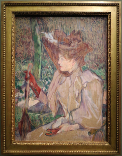 La Femme aux gants by Henri de Toulouse-Lautrec